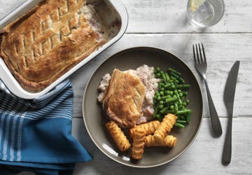 Chicken and ham pie