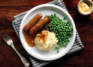 Carte Choix sausage and mash